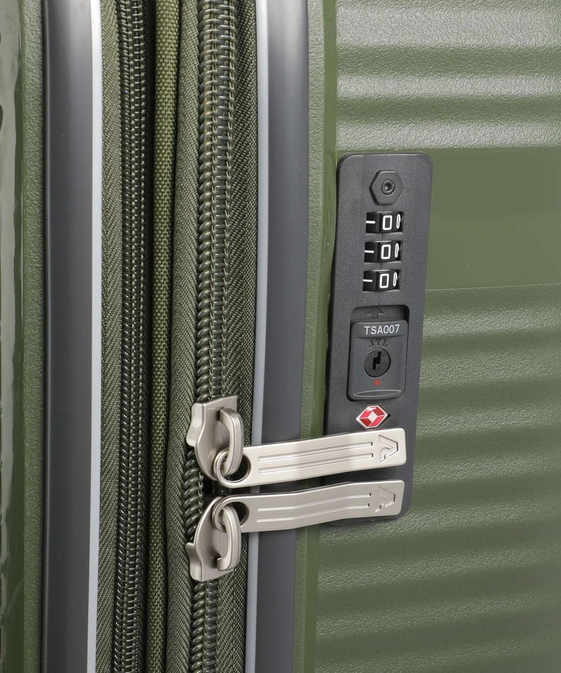 Roncato R-Lite 4-Rollen Trolley verde militare