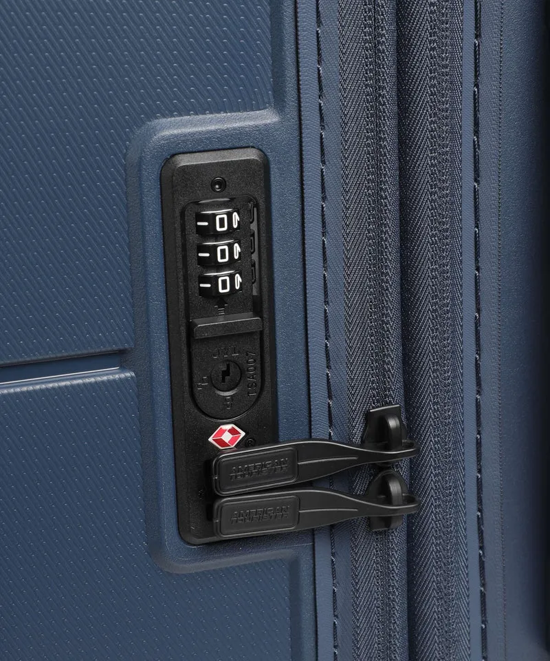 American Tourister Dashpop 4-Rollen Trolley midnight blue