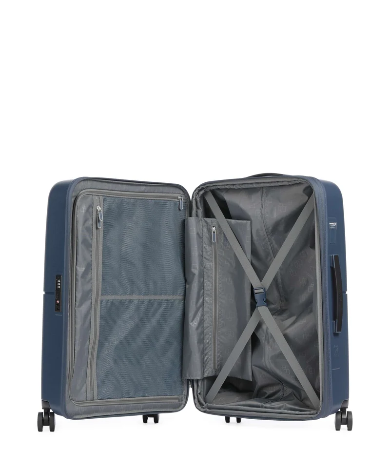American Tourister Dashpop 4-Rollen Trolley midnight blue