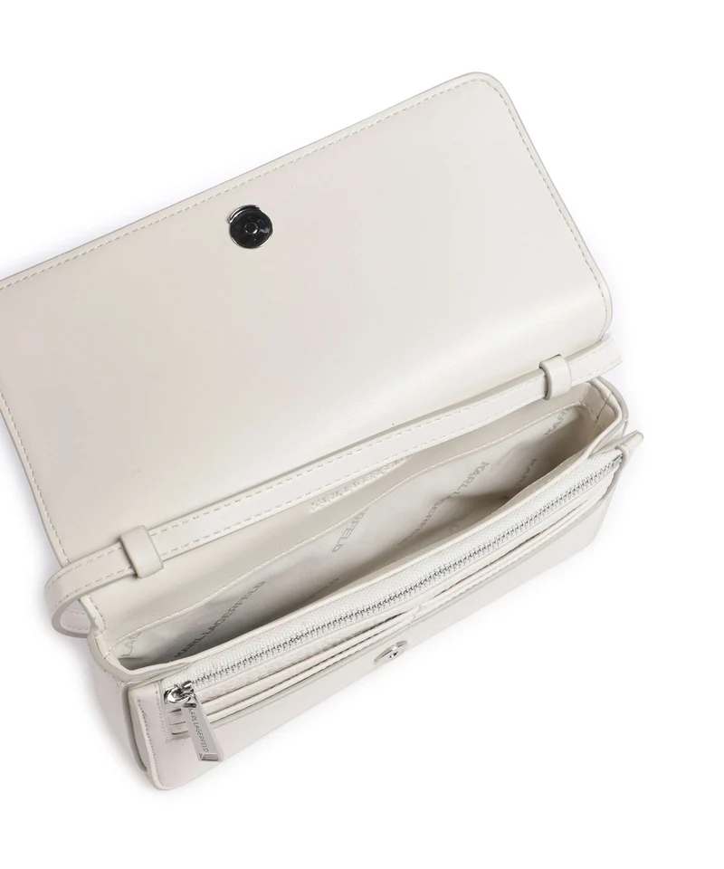 Karl Lagerfeld K/Autograph Mini Umhängetasche off white