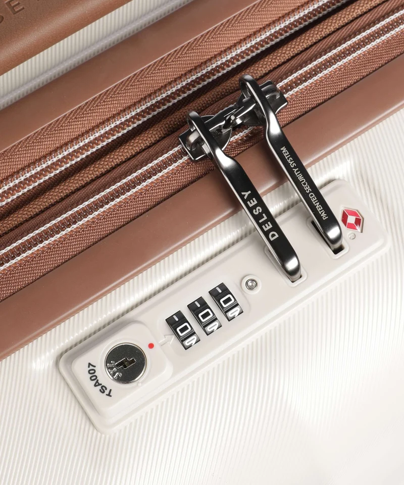 Delsey Paris Carrousel 2 Slim 4-Rollen Trolley off white