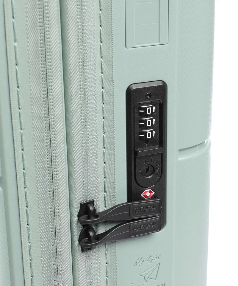 American Tourister Dashpop 4-Rollen Trolley iceberg green