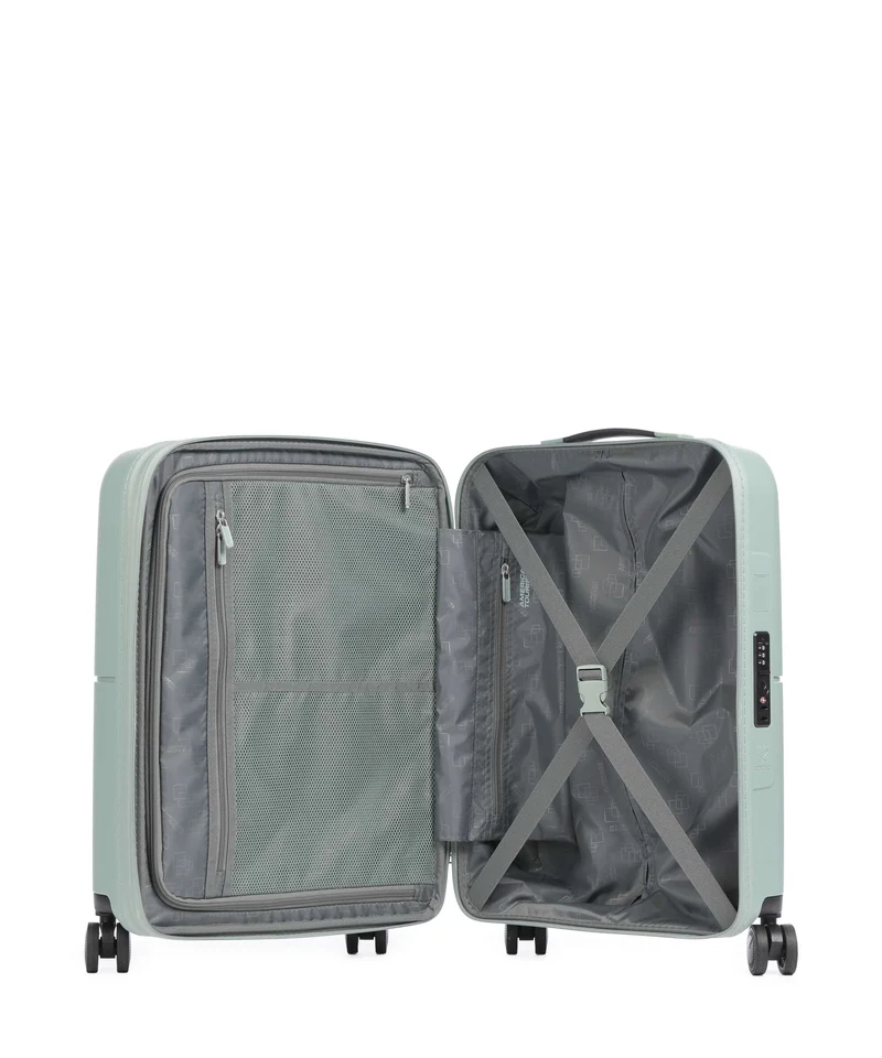 American Tourister Dashpop 4-Rollen Trolley iceberg green
