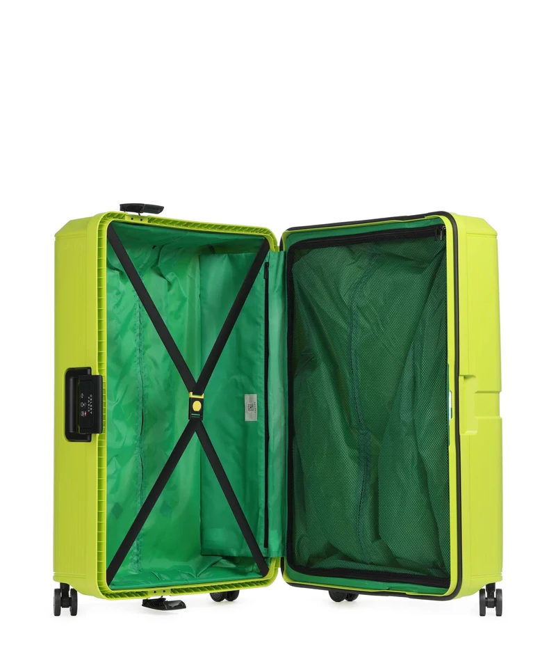 Delsey Paris x United Colors of Benetton CB Hard 4-Rollen Trolley lime