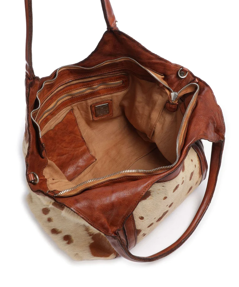 Campomaggi Shopper bianco/beige/cognac