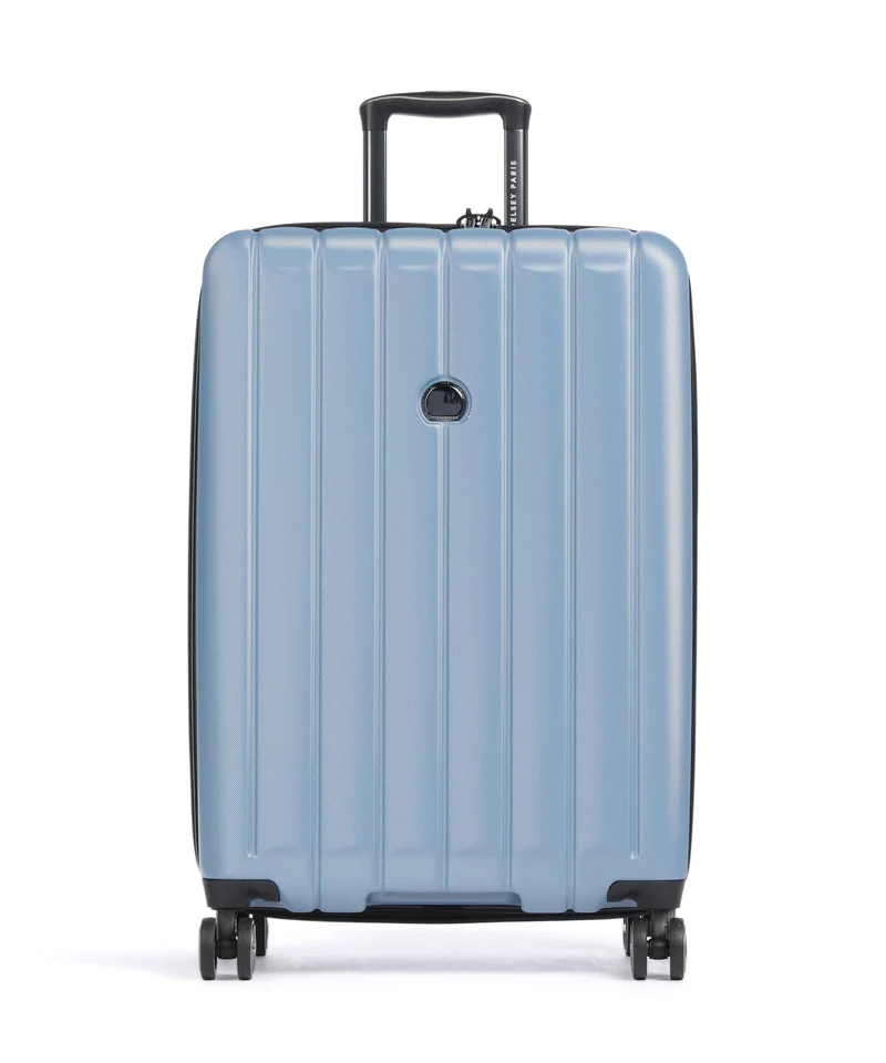 Delsey Paris Longitude 4-Rollen Trolley blue