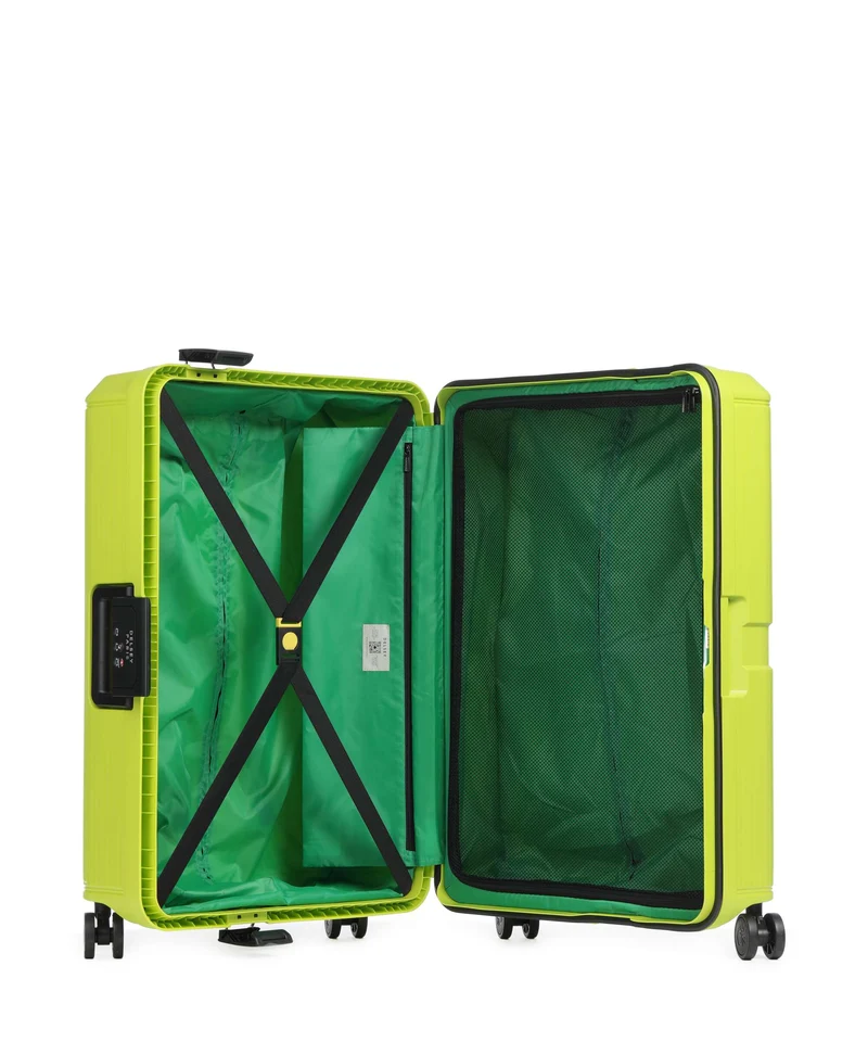 Delsey Paris x United Colors of Benetton CB Hard 4-Rollen Trolley lime