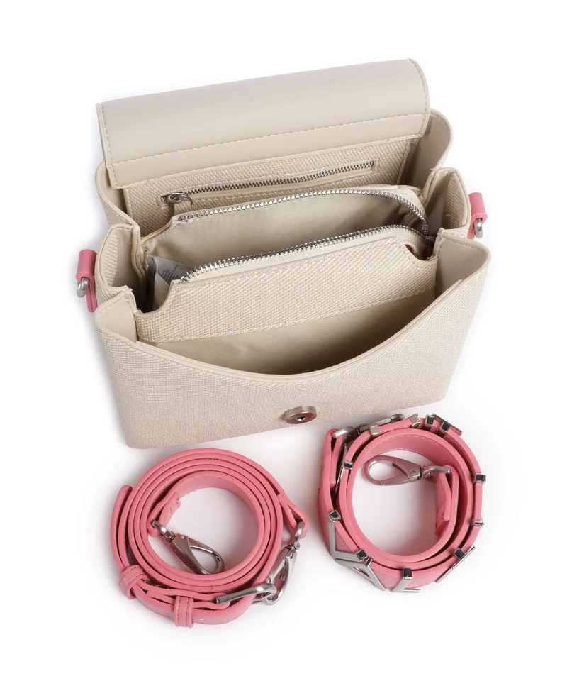 Valentino Bags Alexia Summer Umhängetasche naturale/rosa