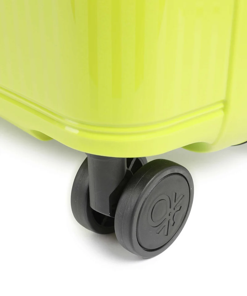 Delsey Paris x United Colors of Benetton CB Hard 4-Rollen Trolley lime