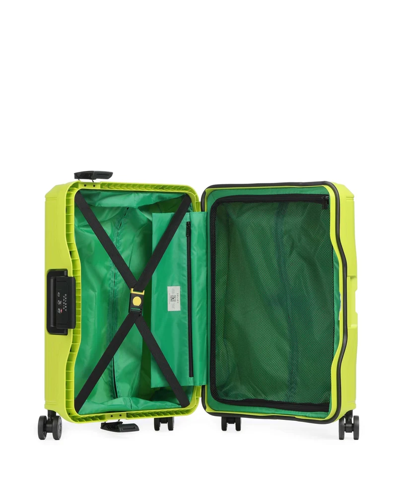 Delsey Paris x United Colors of Benetton CB Hard 4-Rollen Trolley lime