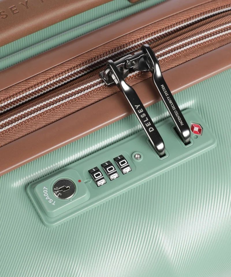Delsey Paris Carrousel 2 4-Rollen Trolley sage green