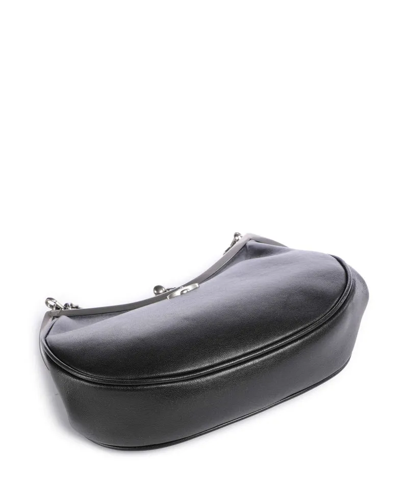 Vivienne Westwood Charm Frame Supple Schultertasche black/dark silver