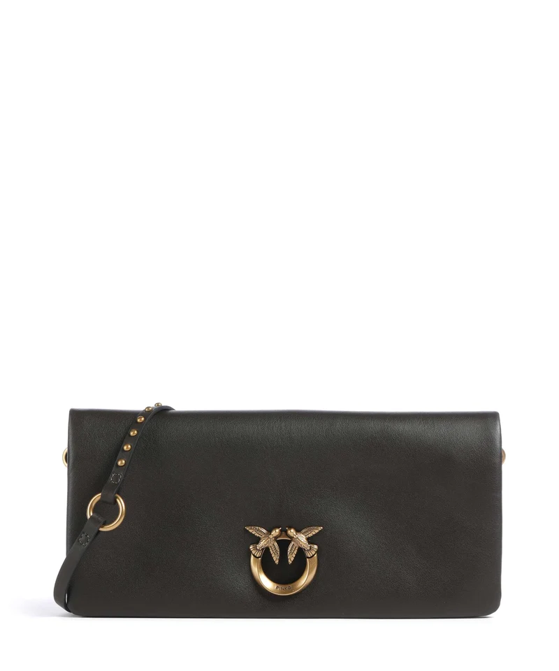 Pinko Click Soft Classic Umhängetasche verde fango/antique gold