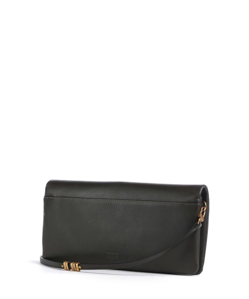 Pinko Click Soft Classic Umhängetasche verde fango/antique gold