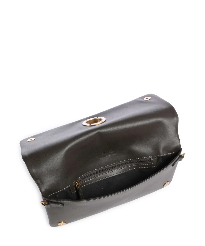 Pinko Click Soft Classic Umhängetasche verde fango/antique gold