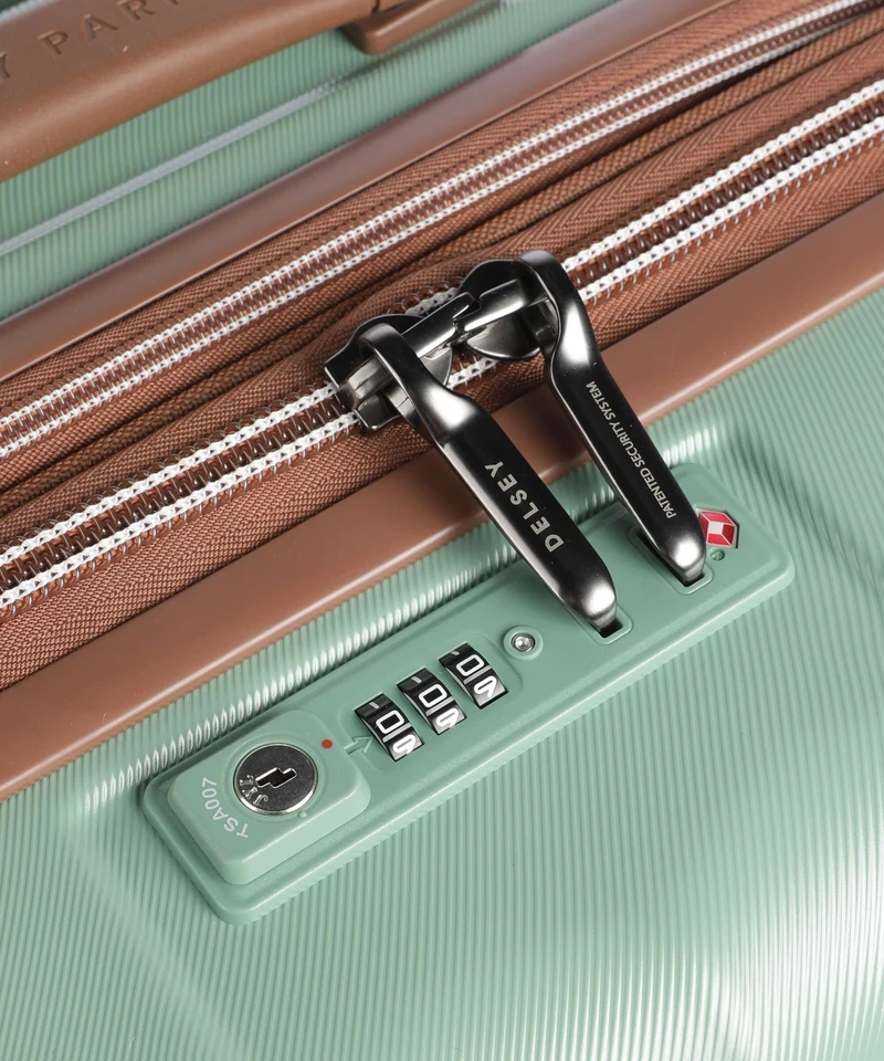 Delsey Paris Carrousel 2 4-Rollen Trolley sage green