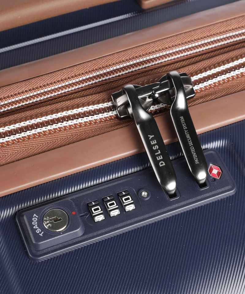 Delsey Paris Carrousel 2 4-Rollen Trolley blue