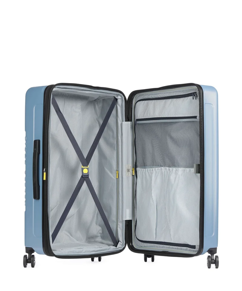 Delsey Paris Longitude 4-Rollen Trolley blue