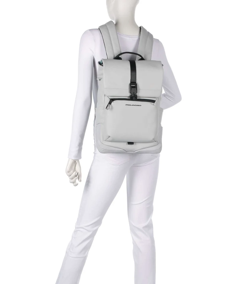Piquadro Corner Special Rucksack white