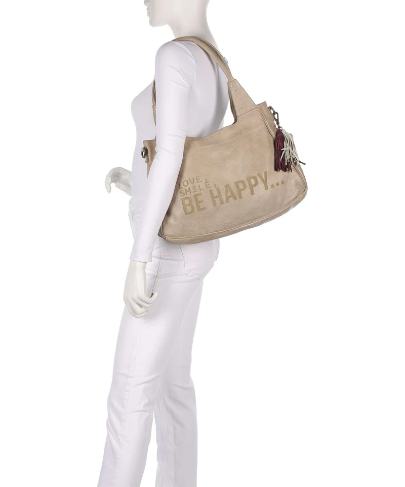 Taschendieb Wien Glücksbrücke 3 Schultertasche cream