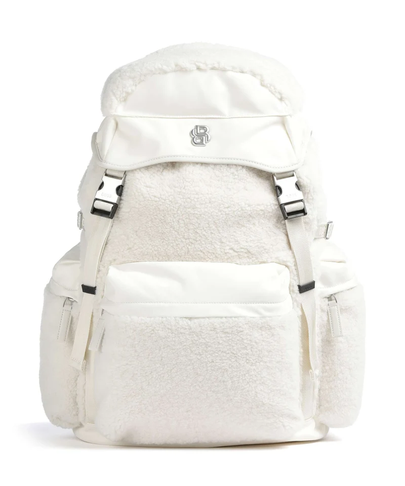 BOSS B Icon Rucksack open white