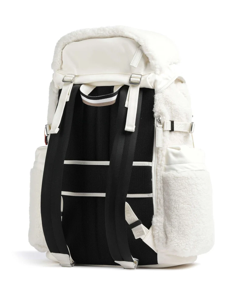 BOSS B Icon Rucksack open white