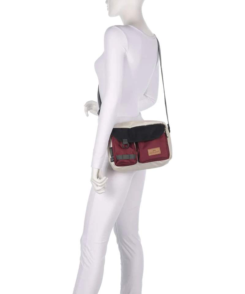 Doughnut Reborn Mission Lite Umhängetasche stone/wine