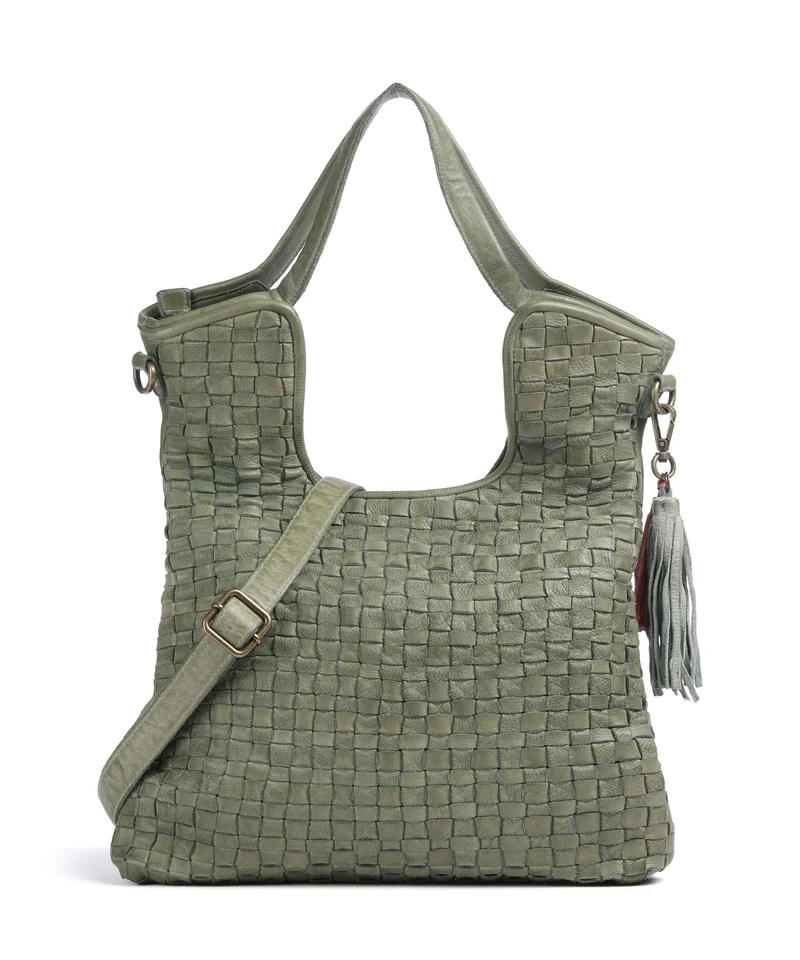 Taschendieb Wien Venusweg 3 Shopper green leaf