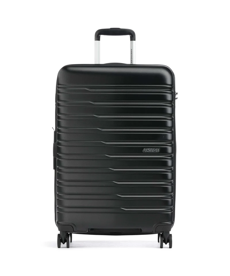 American Tourister Flashline 4-Rollen Trolley shadow black