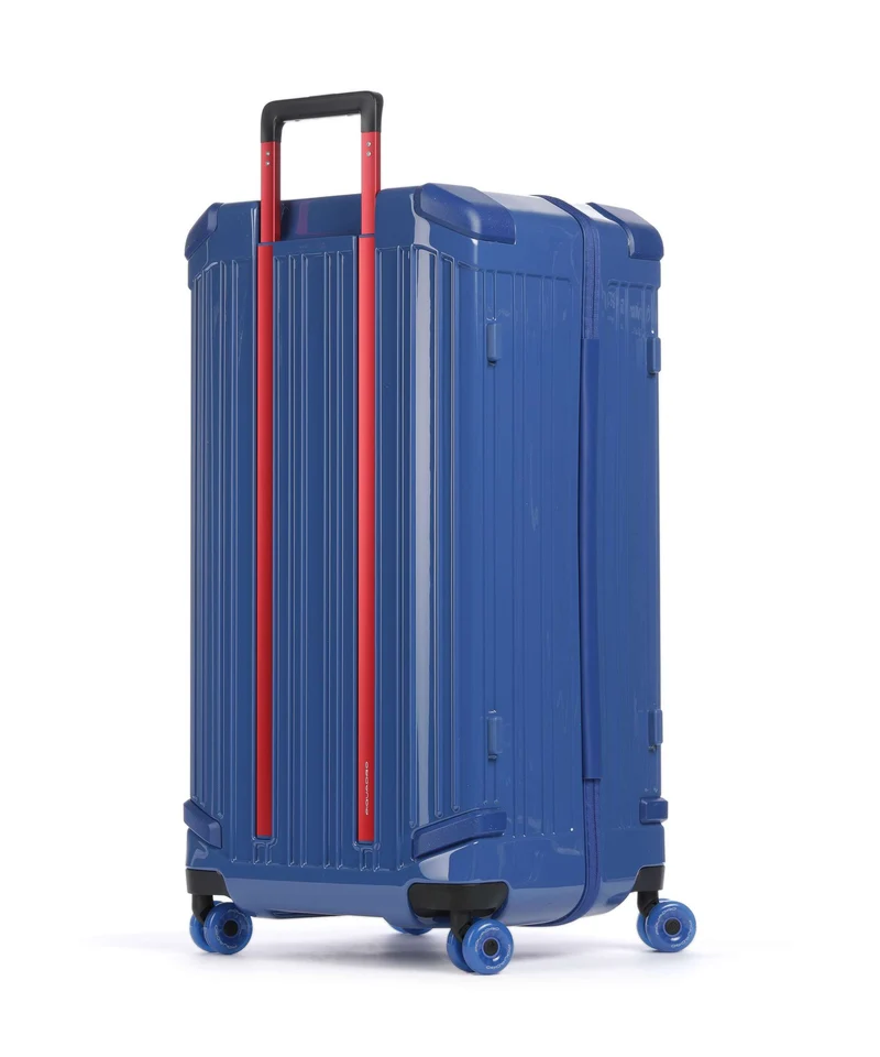 Piquadro POP 4-Rollen Trolley blue