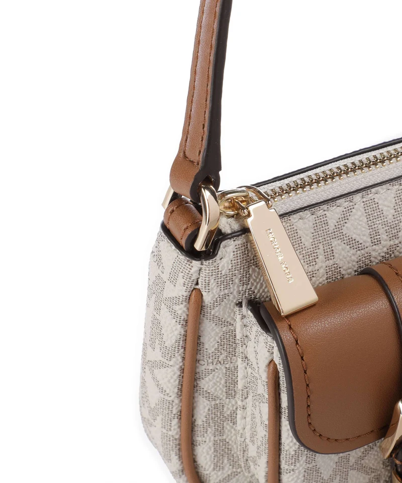 Michael Kors Zoe Schultertasche vanilla/acorn