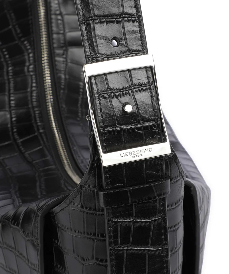 Liebeskind Lou 2 New Croco M Beuteltasche black