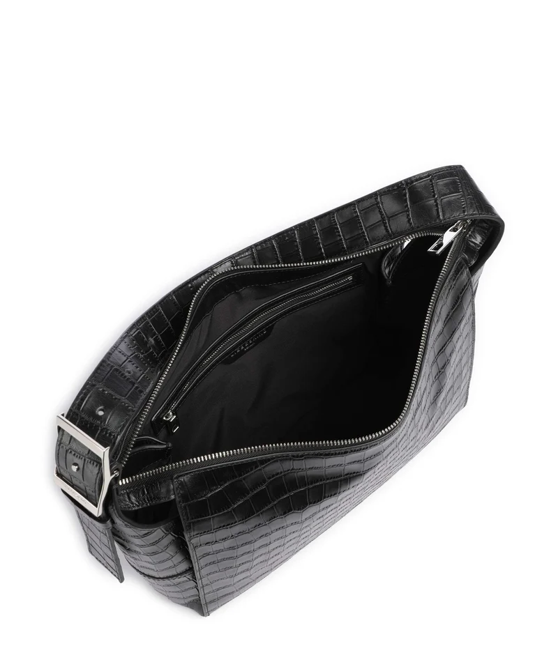 Liebeskind Lou 2 New Croco M Beuteltasche black