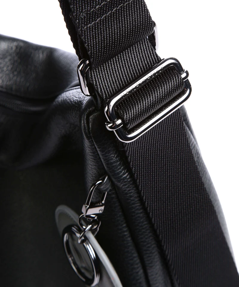 Mandarina Duck Mellow Leather Rucksack-Tasche nero