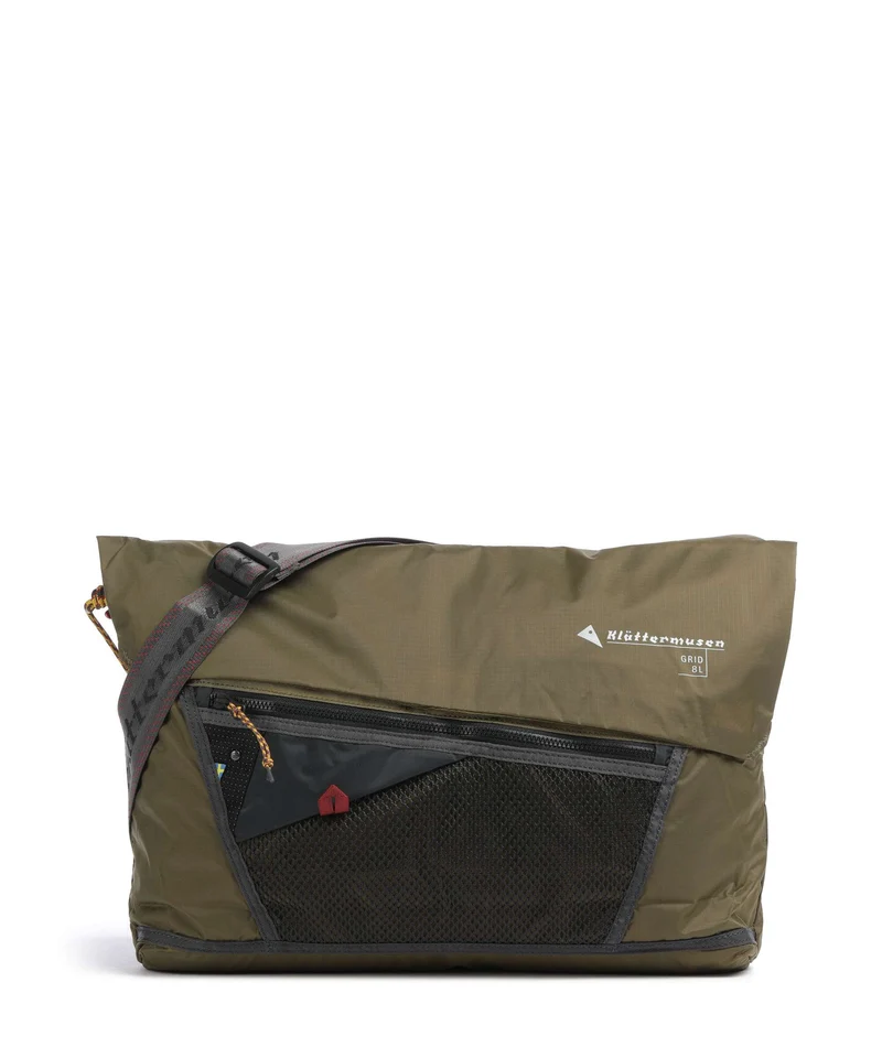 Klättermusen Grid Kuriertasche olive