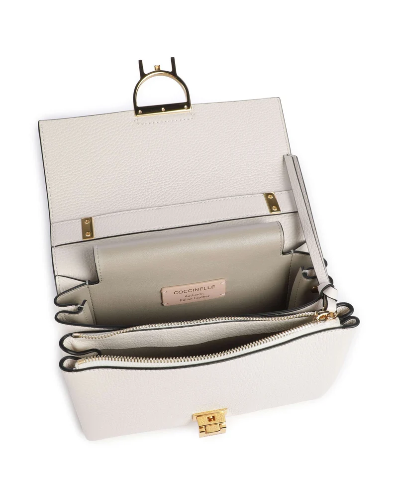 Coccinelle Arlettis Schultertasche blanco