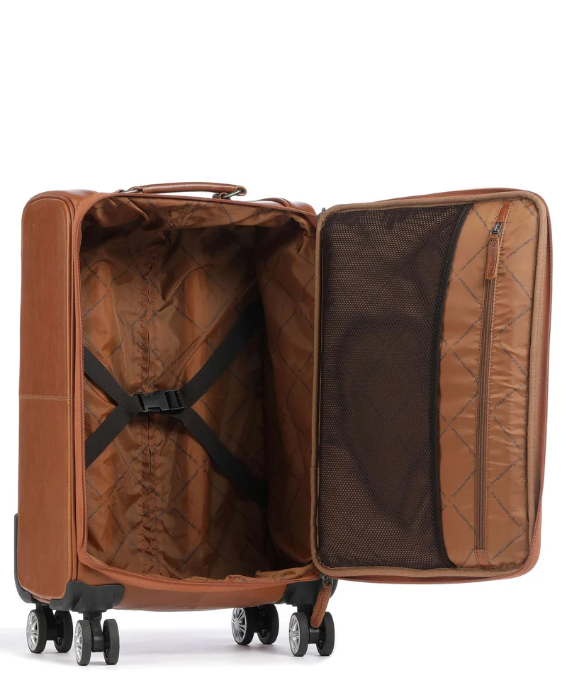 The Chesterfield Brand Keylago 4-Rollen Trolley cognac