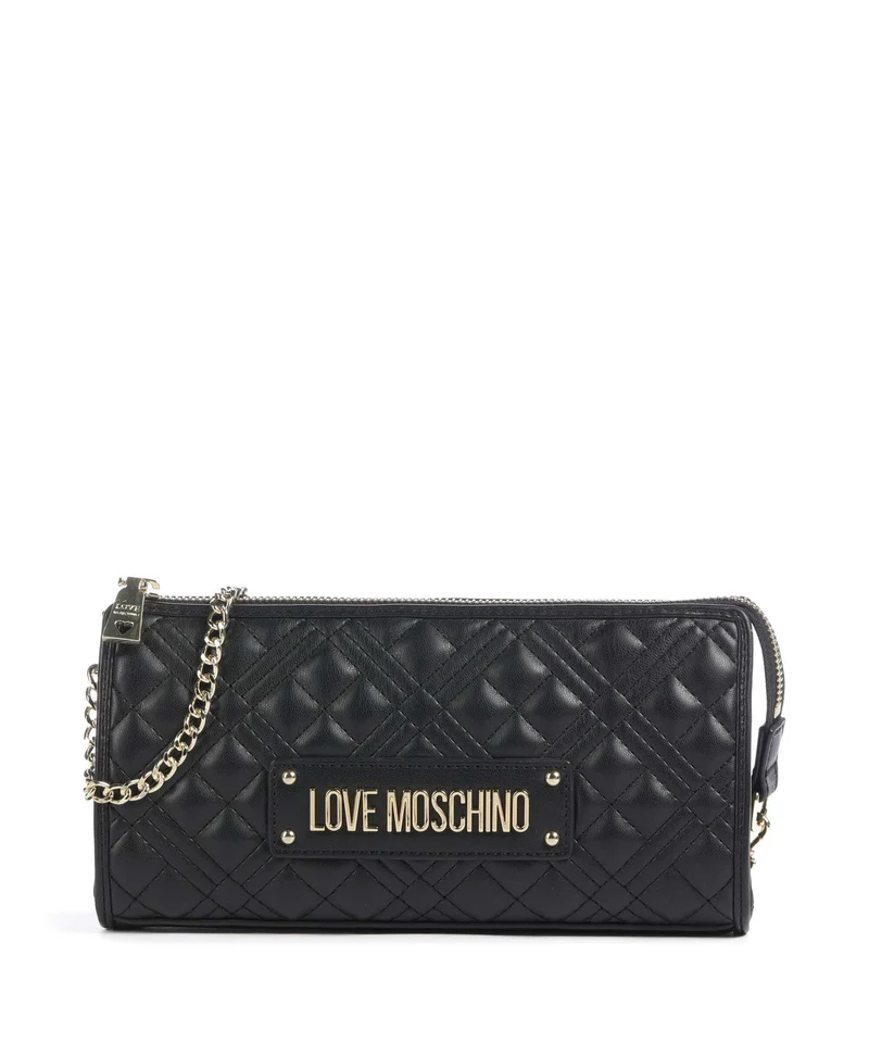 Love Moschino Quilted Schultertasche nero