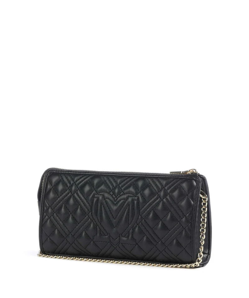 Love Moschino Quilted Schultertasche nero