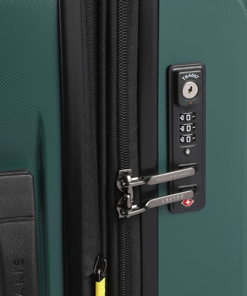 Delsey Paris Promenade Hard 2.0 4-Rollen Trolley gruen