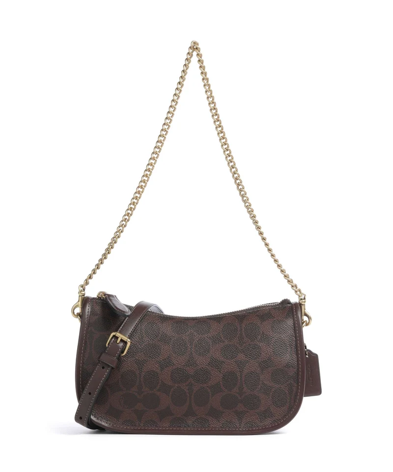 Coach Waverly Signature Schultertasche maple