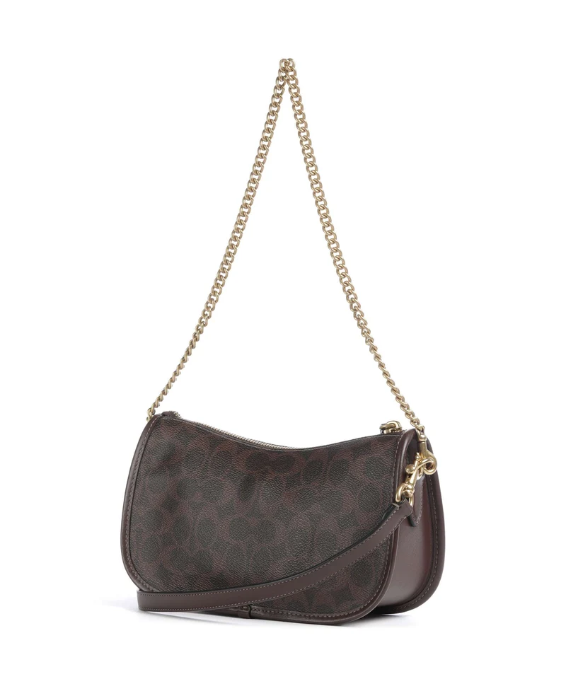 Coach Waverly Signature Schultertasche maple