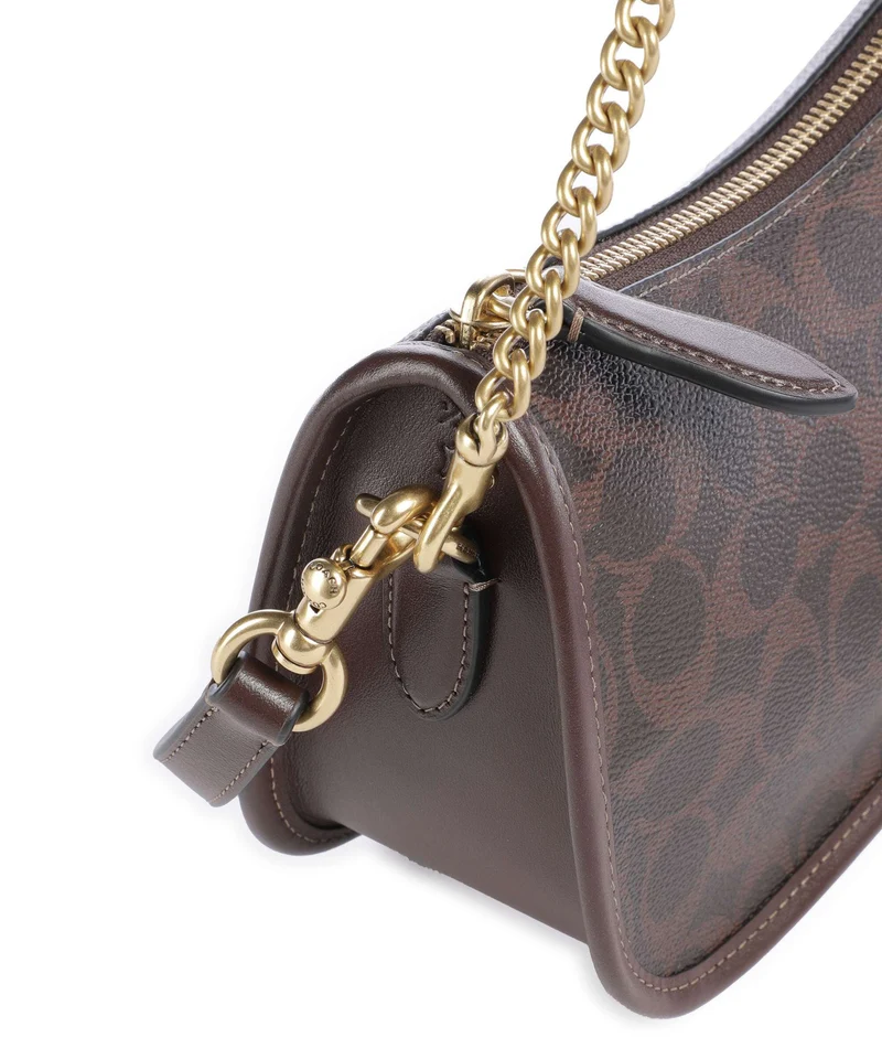 Coach Waverly Signature Schultertasche maple