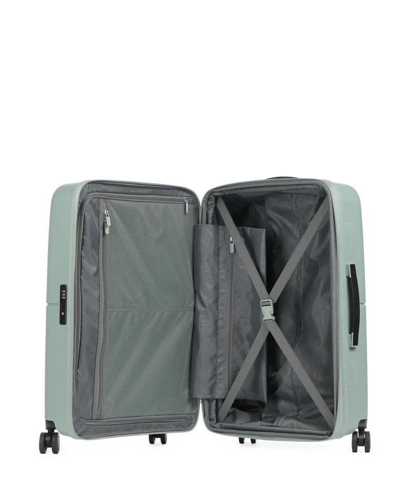 American Tourister Dashpop 4-Rollen Trolley iceberg green