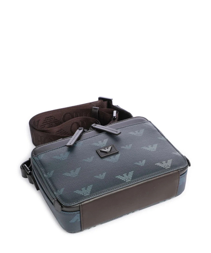 Emporio Armani Special Minorca Umhängetasche blu/eagle all over