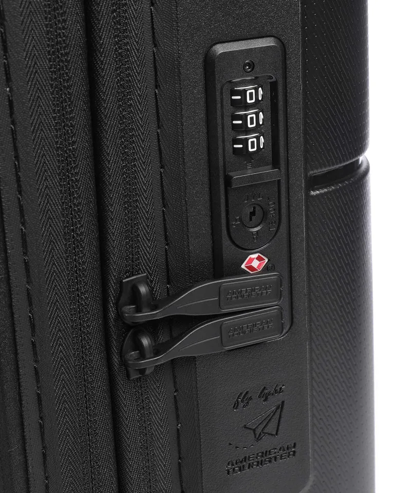 American Tourister Dashpop 4-Rollen Trolley true black