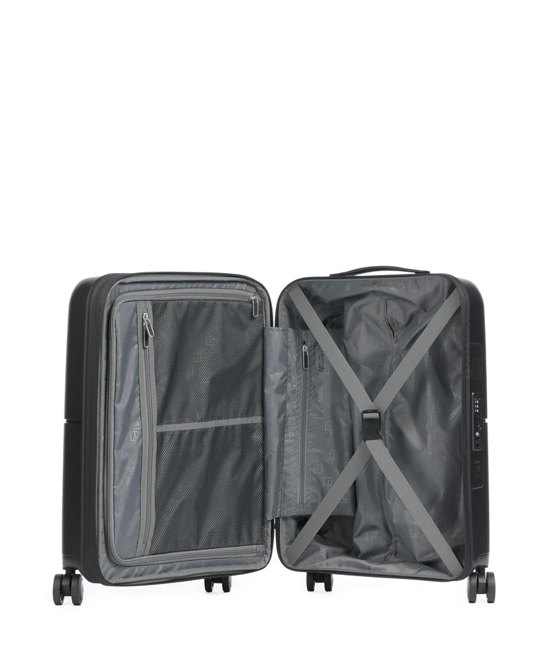 American Tourister Dashpop 4-Rollen Trolley true black