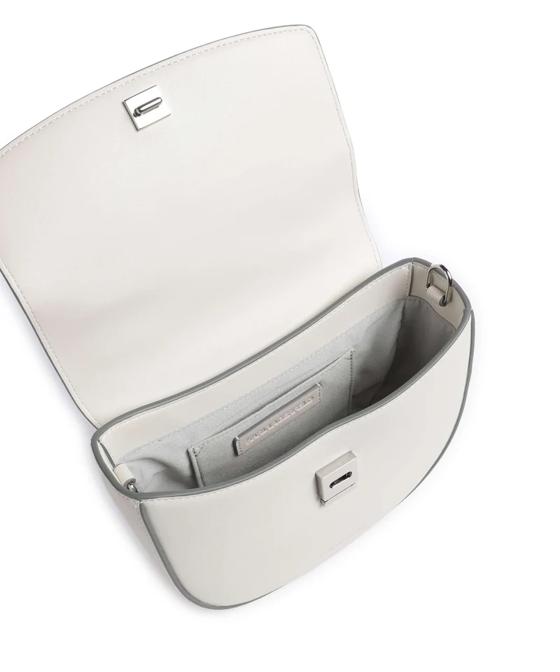 Karl Lagerfeld Ikon Choupette Umhängetasche off white