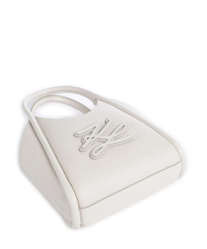 Karl Lagerfeld K/Autograph Mini Umhängetasche off white