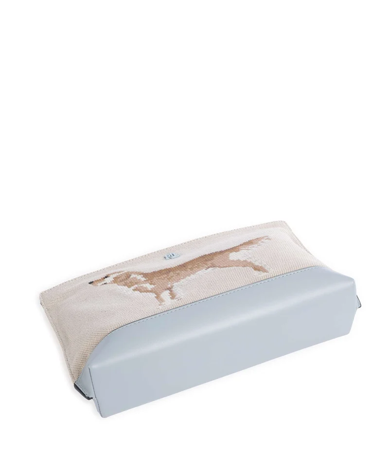 Lauren Ralph Lauren Kosmetiktasche natural/buff canvas/alpine blue